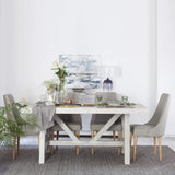 Milner Table Salle À Manger 175 - Bois - 175x95x78 cm - Couleur Blanc Wild