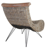 Fauteuil Alix en rotin kubu