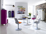 Tenzo 3303-412 VIVA Designer Chaise pivotante Blanc/Gris 49 x 53 x 83 cm