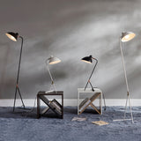 Lampadaire Delicata Lampe De Sol Sur Pied Noir Dorée VN-L00042-EU