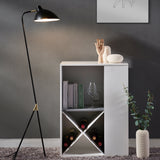 Lampadaire Delicata Lampe De Sol Sur Pied Noir Dorée VN-L00042-EU