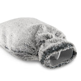 Blumtal - Bouillotte Peluche - Bouillotte Eau Chaude - Gris - 1.8L