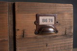 Macabane Buffet 2 Portes 2 tiroirs, Pin, Marron, 150,5 x 45 x 79,5 cm