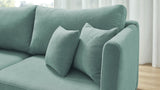 Bobochic TRIPLO Canapé 3 Places Convertible Menthe, 216 x 105 x 76 cm