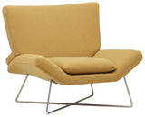 Marque Amazon - Rivet Farr Lotus - Chaise d'appoint, Canari