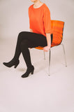 Calligaris - Chaise Leau CS/1273 - en orange transparent