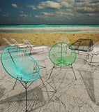 EUROSILLA Acapulco - Fauteuil de Conception pour Jardin, Vert, 70 x 83 x 88 cm