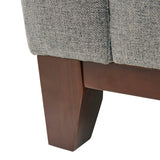 Marque Amazon - Rivet North End - Fauteuil d'appoint moderne à structure en bois visible, Gris tissé