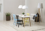 AC Design Furniture Chaise, Bois, Weiß