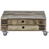 DerPalettenMöbelShop Meubles de Palette Malibu ais Table Basse en Bois européen certifié par Chaque pièce est Unique et fabriquée à la Main en Allemagne