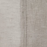 Doconovo Lot de 2 Rideaux Voilages Effet Lin à Oeillets pour Chambre 140x180 cm Lin