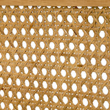 Abician Fauteuil de Salon en Bois et en Tissu Chaise de Rotin Relax avec Coussins Rembourrés pour Salon Chambre Vérandas Beige/1