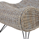 Fauteuil Alix en rotin kubu