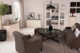 Steens Monaco Commode, Bois, Weiss/Stone, 47 x 104 x 26 cm