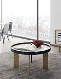 Delamaison Shibuya Table, Chêne, Multicolore, 80 x 80 x 42 cm
