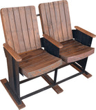 Guru-Shop Chaise Cinéma / Banc, Teck, 88x105x60 cm, Sièges