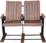 Guru-Shop Chaise Cinéma / Banc, Teck, 88x105x60 cm, Sièges