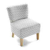 Versa 19500952 - Fauteuil avec Motif géométrique Cubes, Couleur Gris