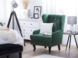 Fauteuil en Velours Vert foncé Alta