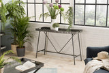 MACABANE HABY Table, Zinc, Anthracite, 111,5X41,5X76,5