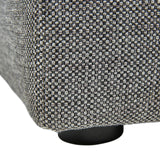 Marque Amazon - Rivet Audrey - Repose-pieds moderne, largeur 99 cm, Gris tempête