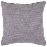 Beliani Canapé 3 Places en Velours Côtelé Gris Clair Rembourrage Épais en Mousse Ultra Confortable Idéal pour Salon Moderne et Industriel