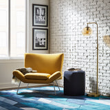 Marque Amazon - Rivet Farr Lotus - Chaise d'appoint, Canari