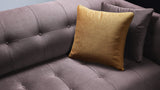 BOBOCHIC PARIS Canapé 3 Places Fixe avec coussins Rose, 225 x 93 x 77 cm