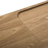 Versa 21090007 Table Entrée Argos, Bois, Marron, 120 x 35 x 80 cm