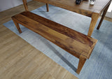 Banc 188x44cm - Bois massif de palissandre laqué - ANCONA #0109